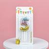 1 PC Creative Digital Candles Color Candle Birthday Cake Decoration Gradient Cake Love Topper Party Supplies
