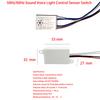 TxxCvv Home Improvement Smart Switches Module 220V Detector Sound Voice Sensor Intelligent Auto on Off Light Switch Accessories