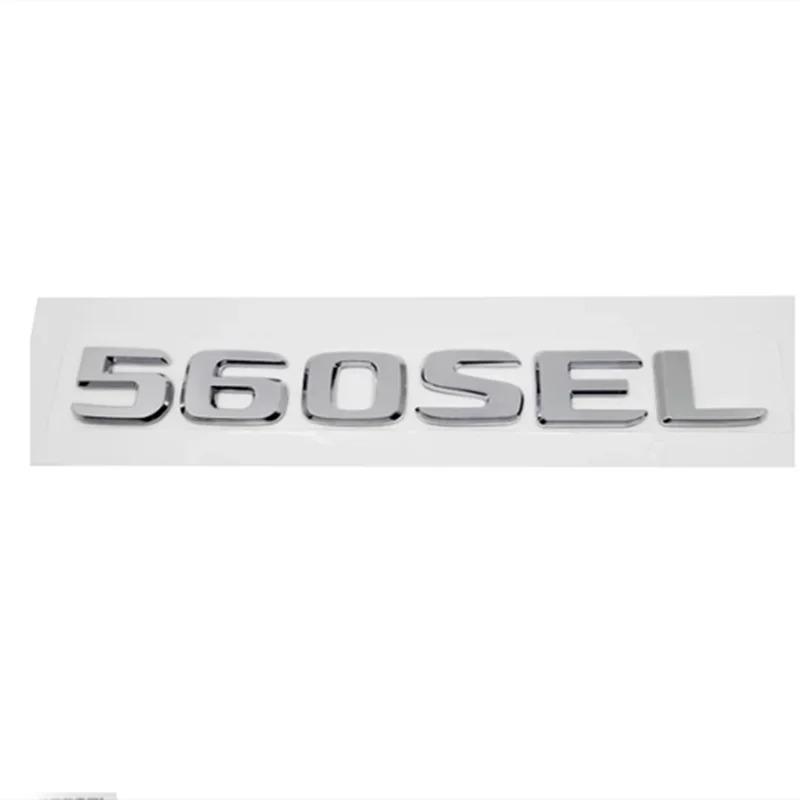 ABS Kofferraum Heck Logo Plakette Emblem Aufkleber für Mercedes Benz S-Klasse W126 W140 W220 W221 W222 300SEL 500SEL 560SEL 600SEL AT1
