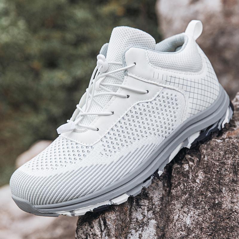 40-48 Men Hiking Shoes Outdoor Cross-Country Running Shoes Mesh Hiking Training Boots Suitable For Work Fishing Hiking Sports Shoes