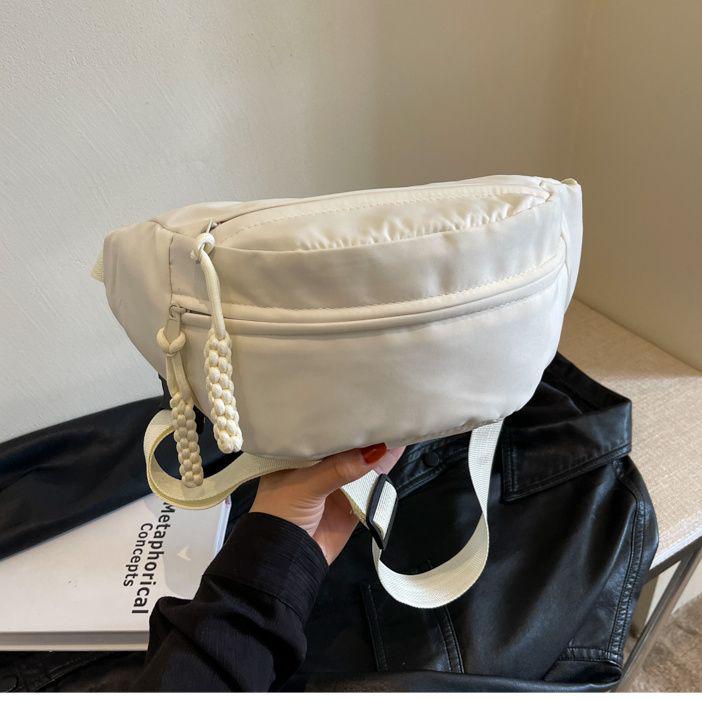 Нейлоновая повседневная сумка кроссбоди: Женский тренд 2025 года, Мужская спортивная нагрудная сумка, Универсальная поясная сумка, Рюкзак-ниша