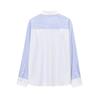 Jnleaog Spring New Arrival Women's Clothing Fashion Style French Fashion Design Matching Stripes Shirt
