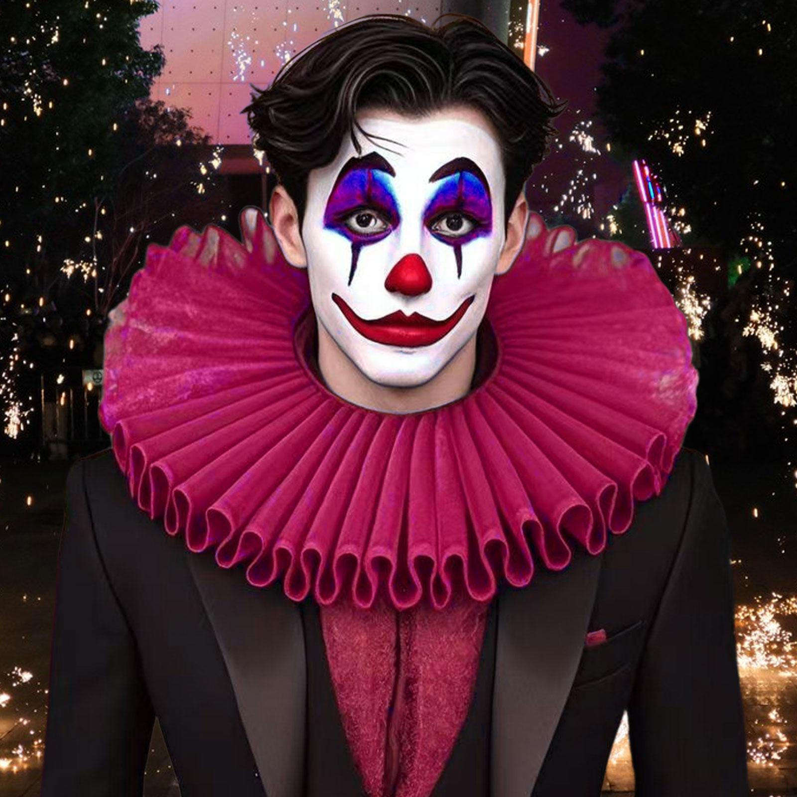 Клоунские воротники для платья рококо, аниме косплей, елизаветинский Rose