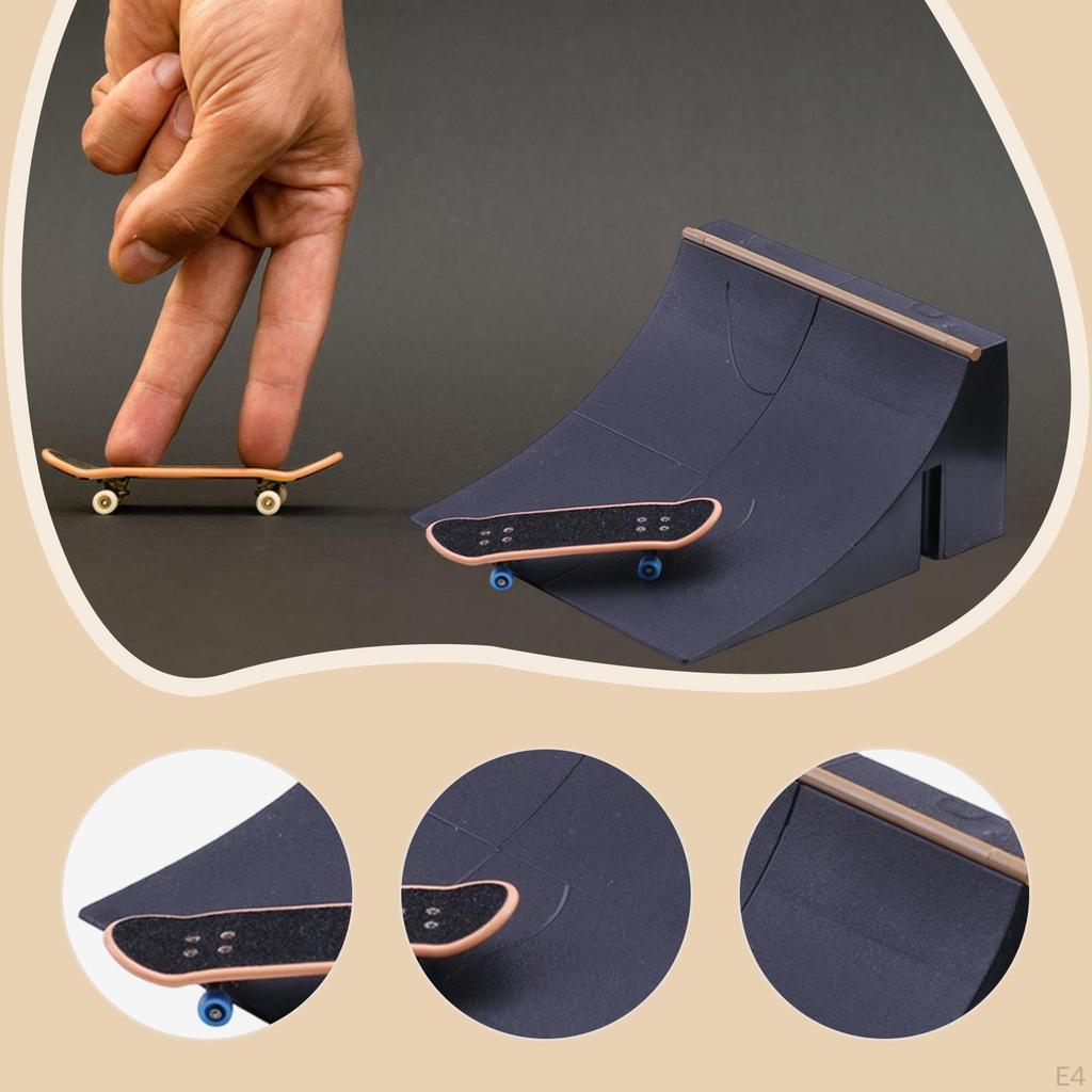 Finger Skateboard Ramp Set Gift Accessories Park Kit Girls Style A