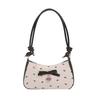 Niche design bow underarm bag women's 2025 new handbag fashion shoulder messenger bag sweet baguette bag