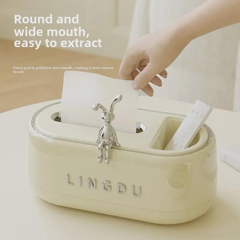 Kreative Multifunktionale Aufbewahrungsbox für Taschentücher und Fernbedienungen für Zuhause und Restaurant