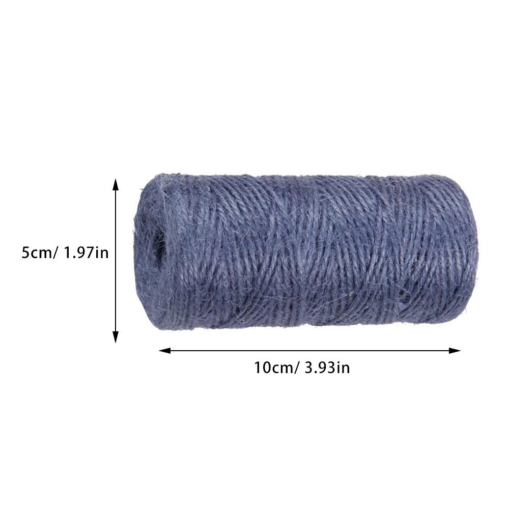 100m Hemp Rope Strong Artificial Rope String for DIY Crafts Wedding Birthday Party Gift Packaging Gardening String
