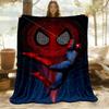 Spider-Man Web Outdoor Flannel Throw Blanket - HD Printed Lightweight Soft Warm All-Season Blanket for Sofa, Bed, Travel, Camping 1203044
