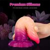 Mysterious Snake New Super Simulation Makeup Phallus Shaped Anal Plug Gradient Color Fake Penis Female Masturbator