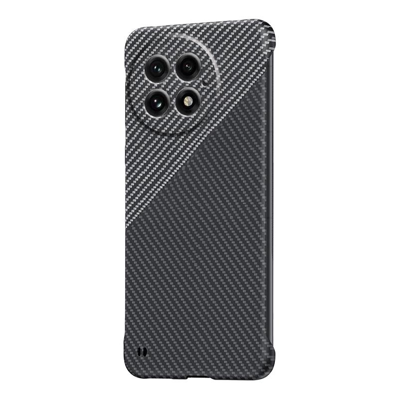 For OnePlus 13 Lens Protection Carbon Fiber Phone Case