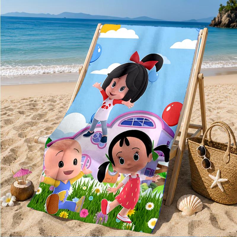 Asciugamano da Spiaggia Cleo e Cuquin, Asciugatura Rapida, Facile da Curare, Adatto sia per il Fitness che per le Vacanze al Mare, Essenziale per lo Sport