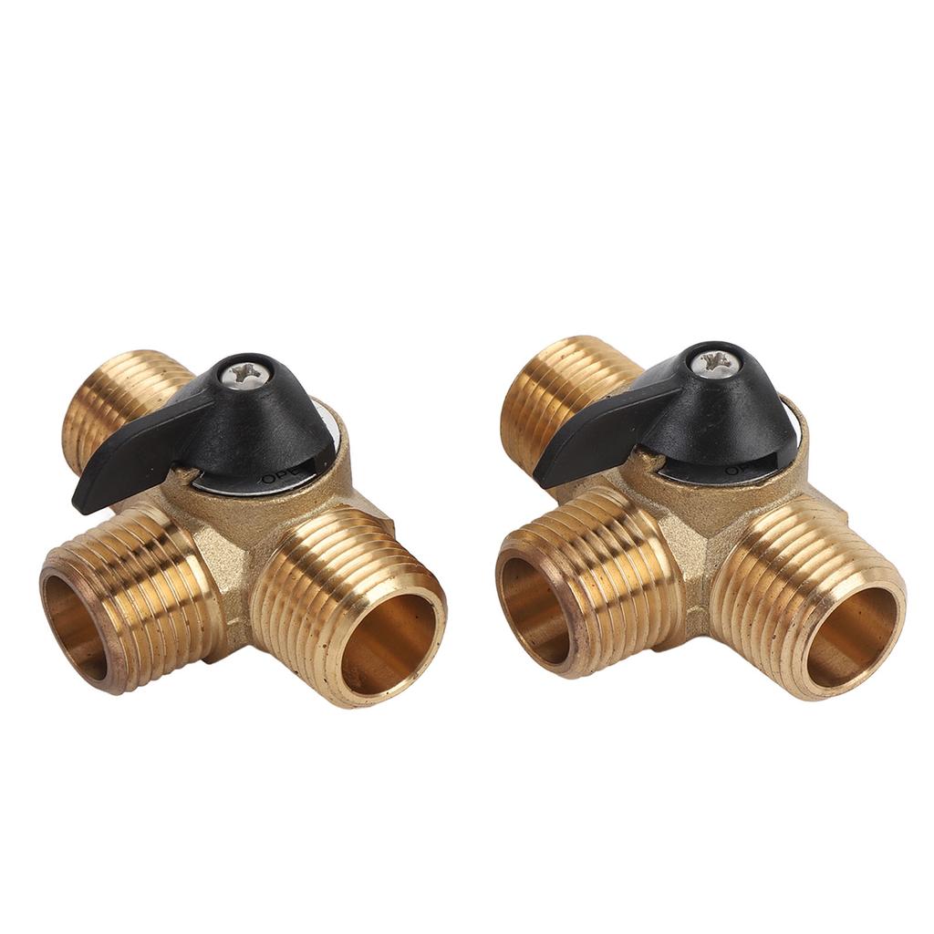 RV Water Heater Bypass Kit Strong Structure Brass 12 Inch Reinforced Hose and Fittings for Yacht