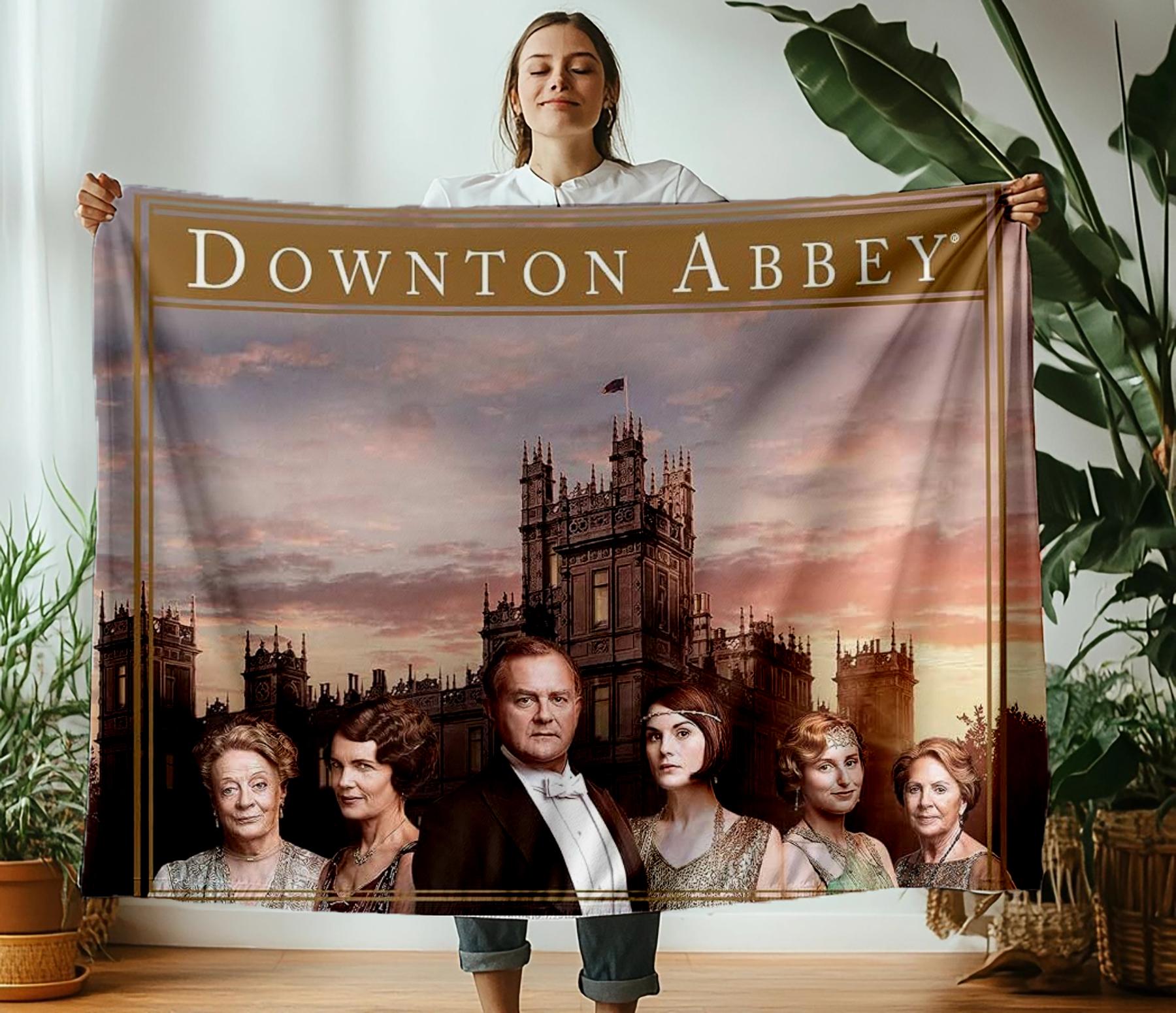 

Movie Downton Abbey 3 Thin Printed Fashion Blanket Camping Throw Bed Sofa Office Air Conditioning Soft Leisure Fashion Blankets 75x90cm