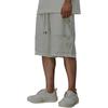 Li Ning X Jackie Chan Collaboration Kung Fu Series Solid Color Logo Mid Waist Straight Loose Shorts Men shorts Paper-White AKST663-1