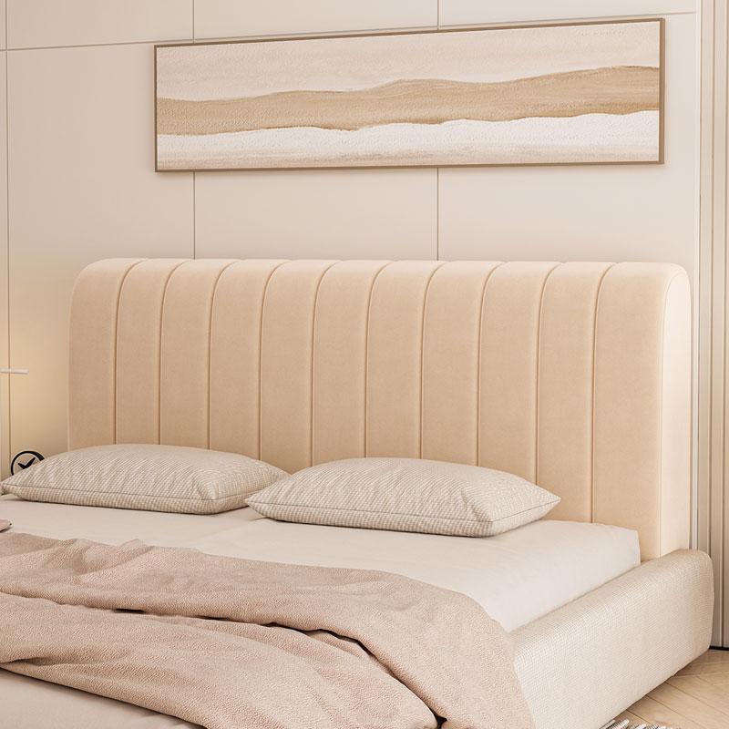 Headboard Cover Queen Size, Stretch Velvet Head Board Slipcover, Dustproof Bed Head Cover For Upholstered Headboard