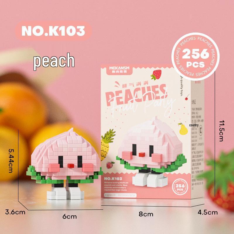 Meikensim Micro-Particle Interlocking Building Blocks - Summer Fruit Party Series (K98-109)