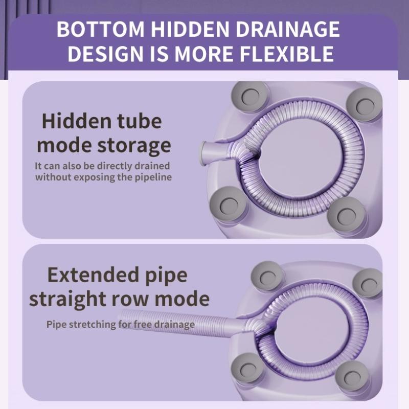 2L Wash & Dehydration-in-One Washing Machine with 390 High-Power Motor, Automatic Spin-Drying, Mini Washing Cup, and Portable Wireless Charging