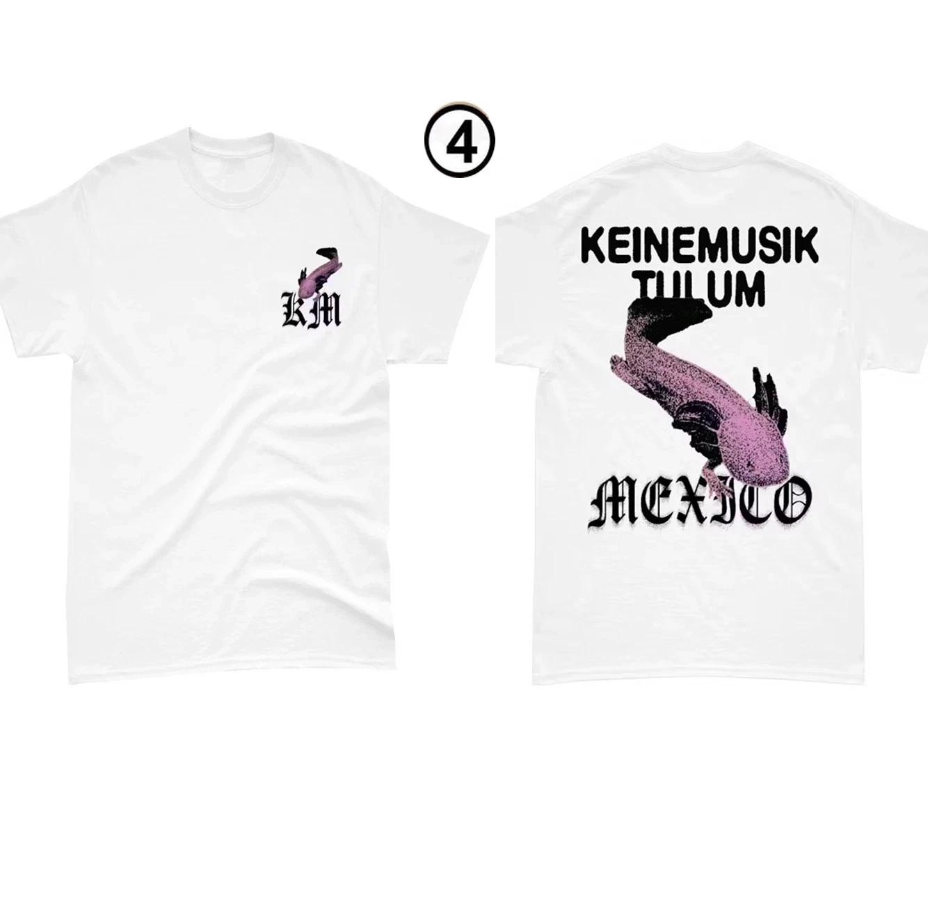 Tulum Merch Mexico Minimal Electronic Music Style Back Print Tee Reprint HOT TRE L