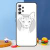 Sphinx Cat Case For Samsung Galaxy A35 A55 A32 A12 A22 A52 A06 A54 A34 A14 A56 A36 A26 A16 A13 A53 A15