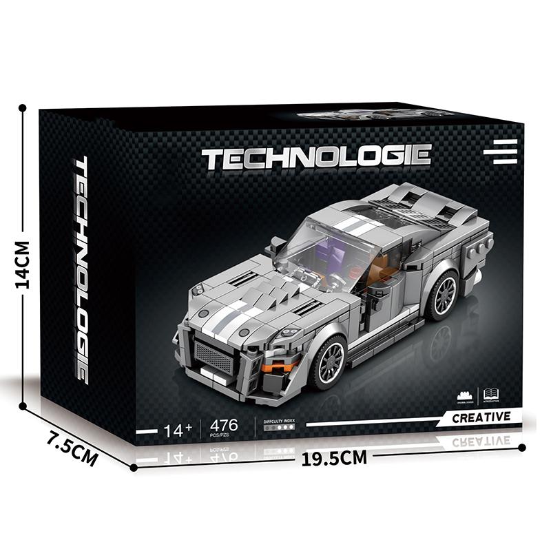 

476PCS Sports Car Building Blocks City Speed Classic Vehicle Series 1:24 Scale Model Children’s Holiday DIY Toys Gifts