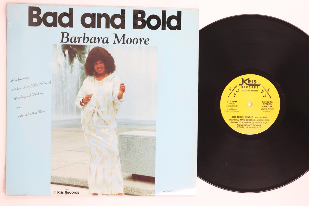 

LP Record BARBARA MOORE Bad And Bold K8132 KRIS 1989 US SoulFunk Used