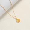 18K Gold Plated Pearls Chain Star Pendant Necklace Sturdy Stainless Steel Waterproof Jewelry Accessory for Women