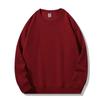 16-kleurige geborstelde katoenen fleece ronde hals casual hoodie voor koppels