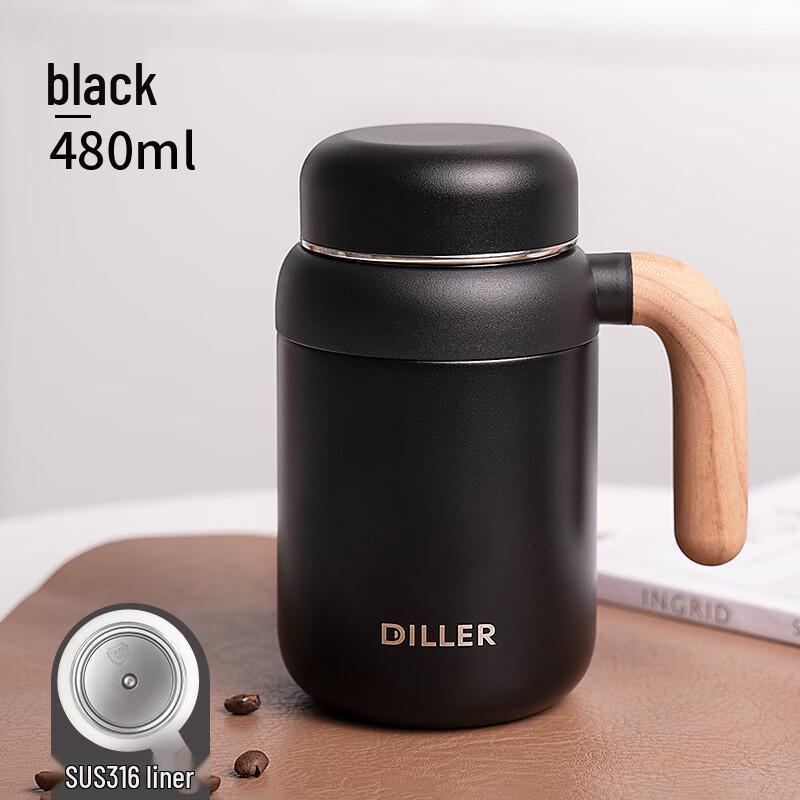 Dilebeier Insulated Tea Tumbler with Infuser