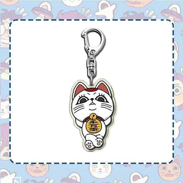 Set of 6 Dandadan Turbo Babaa Acrylic Moe Dandadan Cute Bag Small Birthday Unofficial of 6 Keychains, Keychains, Goods, Maneki-neko (Lucky Cat)