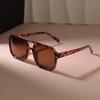 Retro Square Sunglasses Female Male Stylish Retro Sun Eyewear Female Male Frame Sun Eyewear Mirror Travel Punk Gradient Oculos De Sol