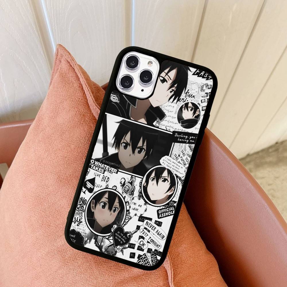 TV Anime Sword Art Online Phone Case For Iphone 16 15 14 13 12 11 Pro Max Plus Shockproof TPU+PC Hard Case
