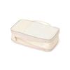 Franc Franc Japan Bicolor Satin CompreSSion Organizer S Mint X Ivory