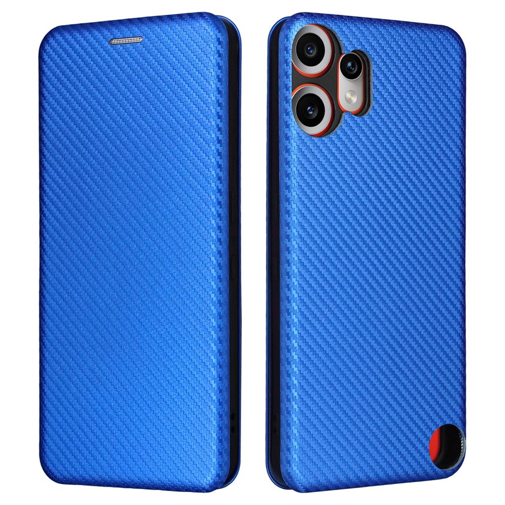 For Nothing CMF Phone 2 Pro Case Carbon Fiber Texture Drop-Proof PU Leather Phone Cover