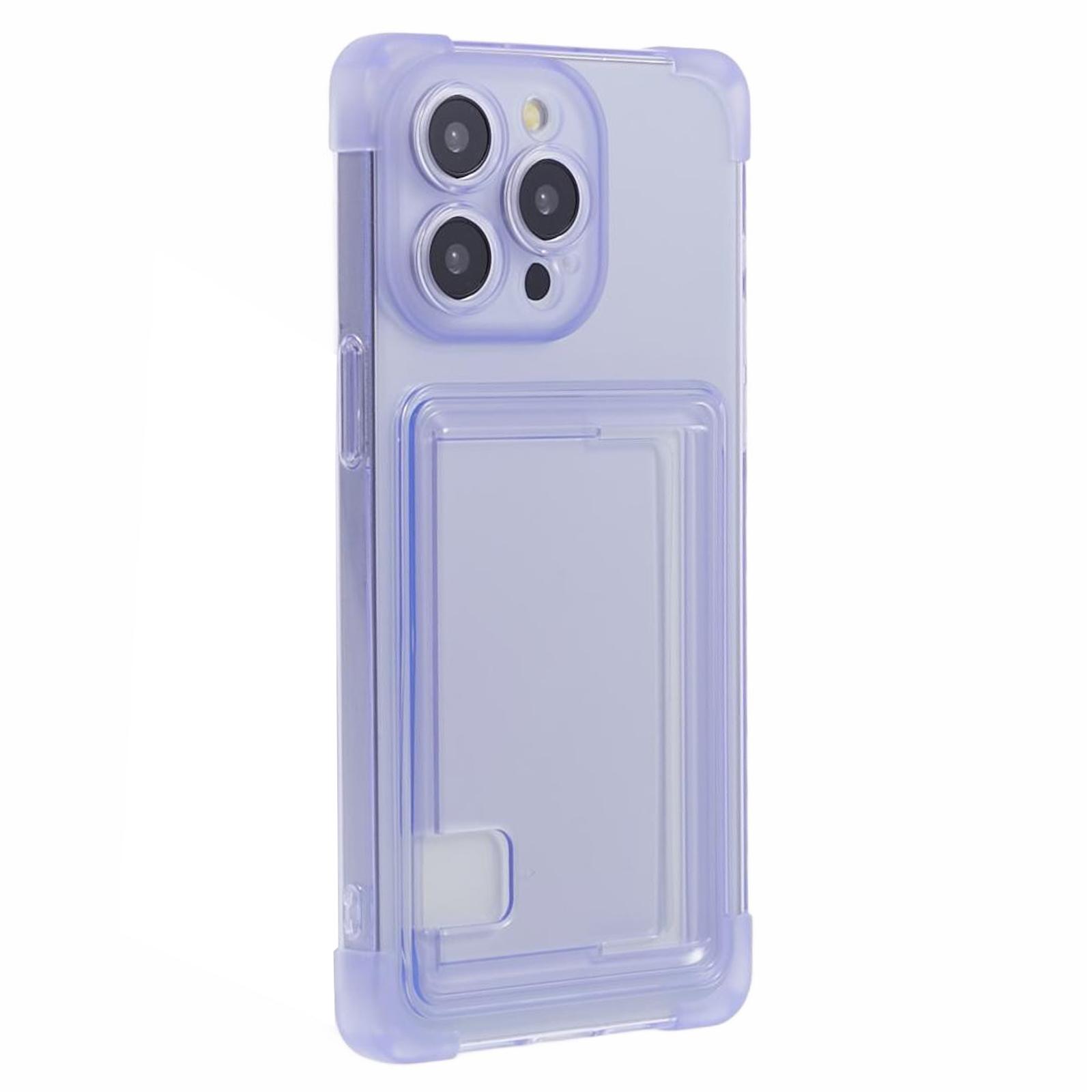 

HRX Series TPU Case for iPhone 15 Pro Max Card Holder Drop-proof Phone Cover C