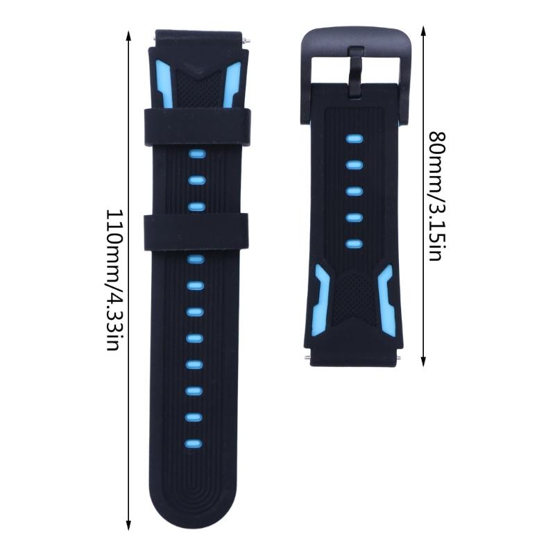 Breathable Silicone Wriststrap Belt 16mm 6th Gen Kids Phone Watch Watch Straps Comfortable Bands Waterproof Watchband