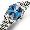OLEVS Luxury Gold Steel Ladies Watches Fashion Casual Luminous Waterproof Quartz Women's Watches Dress Clock Reloj Mujer