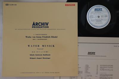 LP Schallplatte CHOLA CANTORUM BASILIENSIS AUGUST G.f.handel Wassermusik SLAM102 ARCHIV 1965 Japan Klassik Gebraucht