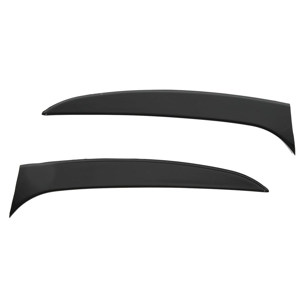 2 Stück Glänzend Schwarz Heckscheibe Seiten-Spoiler Flügel Canard Splitter Ersatz für KIA Sportage 2011‑2015