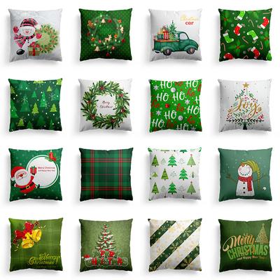Fresh Green Christmas Pillowcase Home Decoration Pillow Sleeping Pillow Cushion Cover