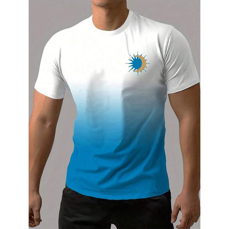 Hawaiian Street Fashion herre-t-skjorte Ny sommer strandferie menns fritids-t-skjorte utendørs strand kortermet topp for menn