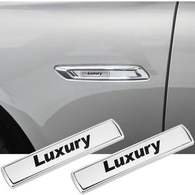 2pcs Side Fender Luxury Badge 3D Metal Emblem Sticker Car Tuning for BMW F11 5 Series 518d 520i 528i 530i 535i 530d