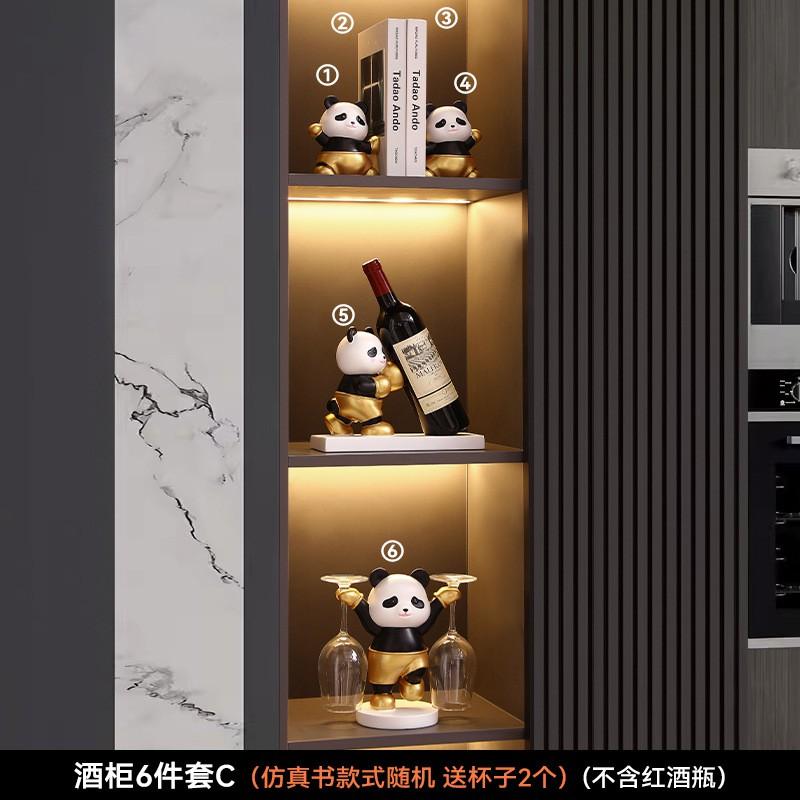 Modern Chinese Style Resin Wine Rack