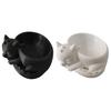 Flowerpot Ornament 3D Printed Sleeping Dragon Shape Matte Large Curved Planter 1 Pc