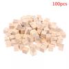 100pc Gift DIY Unfinished Blank Mini Wooden Square Solid Cubes Woodwork Craft Perfect Gift For Birthdays Holidays Christmas