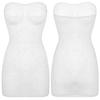 Robe Tube transparente Sexy pour femmes, Mini robe moulante avec strass brillants