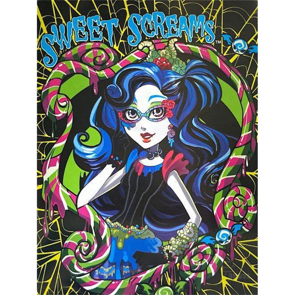 M-Monster H-High Cartoon Diamond Painting Kit Diamond Embroidery Cross Stitch Handmade Art Gift Crafts Home Decor Children Gift