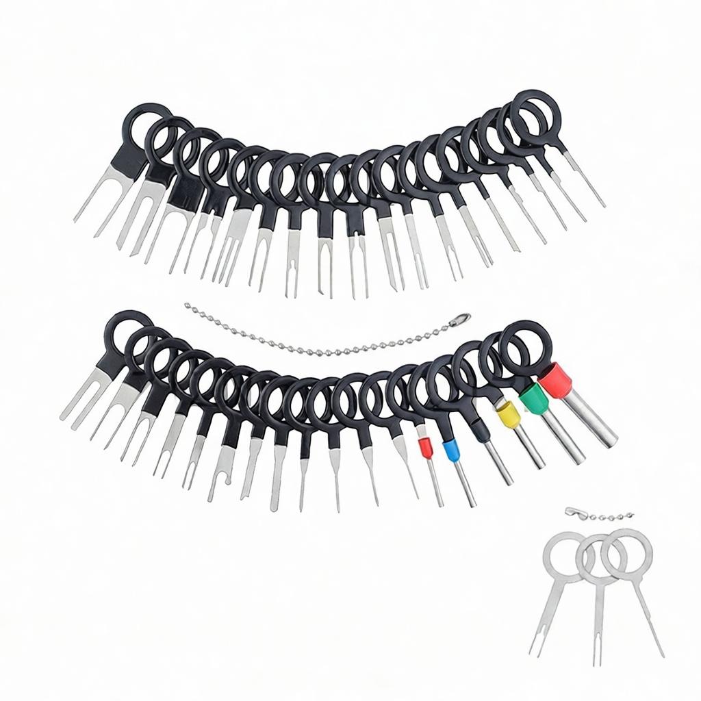 Stainless Steel Connector Pin Extracting Tool Auto Wiring Harness Repair Terminal Disassembly Utility Electrical Hand Kit