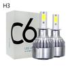 C6 Led light Bulbs LED Car Lights 880 9005 9006 6000K 72W 12V 7200LM Auto lamps led