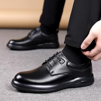 Fashion Fashion Men Casual Leather Shoes Luxury  Comfort  Men Brand Men's Wedding Party Office Shoes Lace-up Outdoor Walking Shoes