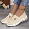 Women's Plus Size Fly-Knit Slip-On Casual Shoes - Breathable and Comfortable